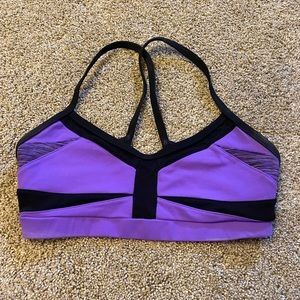 Jo + Jax dancewear purple bra top XS